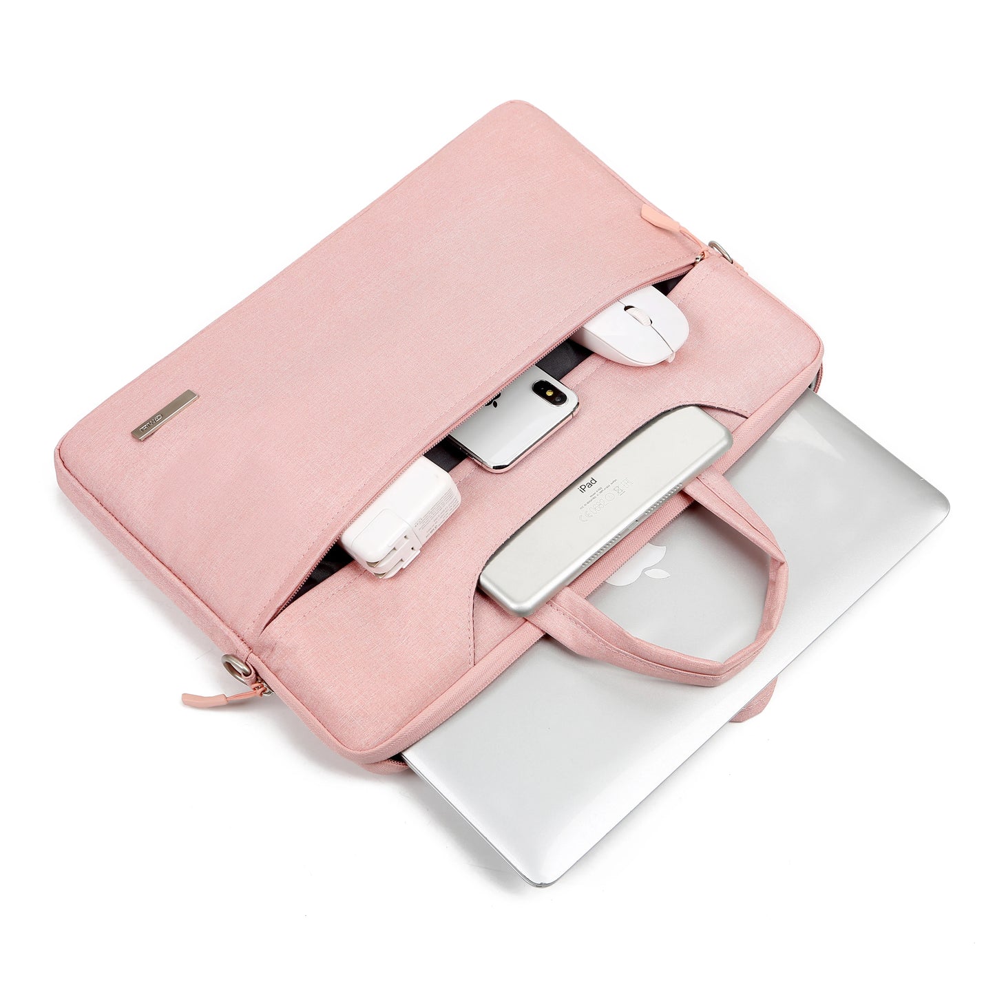 Laptop Shoulder Bag & Sleeve 12–15.6" — Briefcase for MacBook Air/Pro, Lenovo, Dell, Huawei