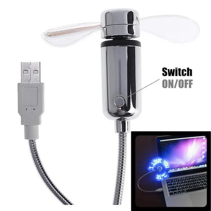 DIY USB LED Message Fan – Programmable Text Display, Colorful Light Show