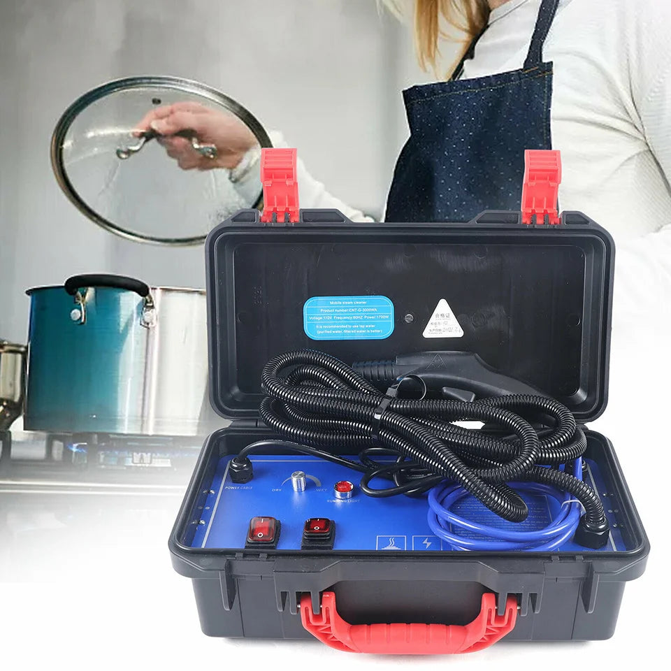 3000W High-Pressure Steam Cleaner – Multi-Surface Home & Car Cleaning