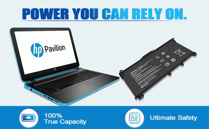 HP Laptop Battery TF03XL / HT03XL – 11.55V, 3-Cell, Li-Ion, for Pavilion 14/15/17, TPN-C136, TPN-Q207