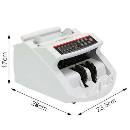 SucceBuy Money Counter 1000pcs/min – UV & MG Fake Banknote Detector, Euro