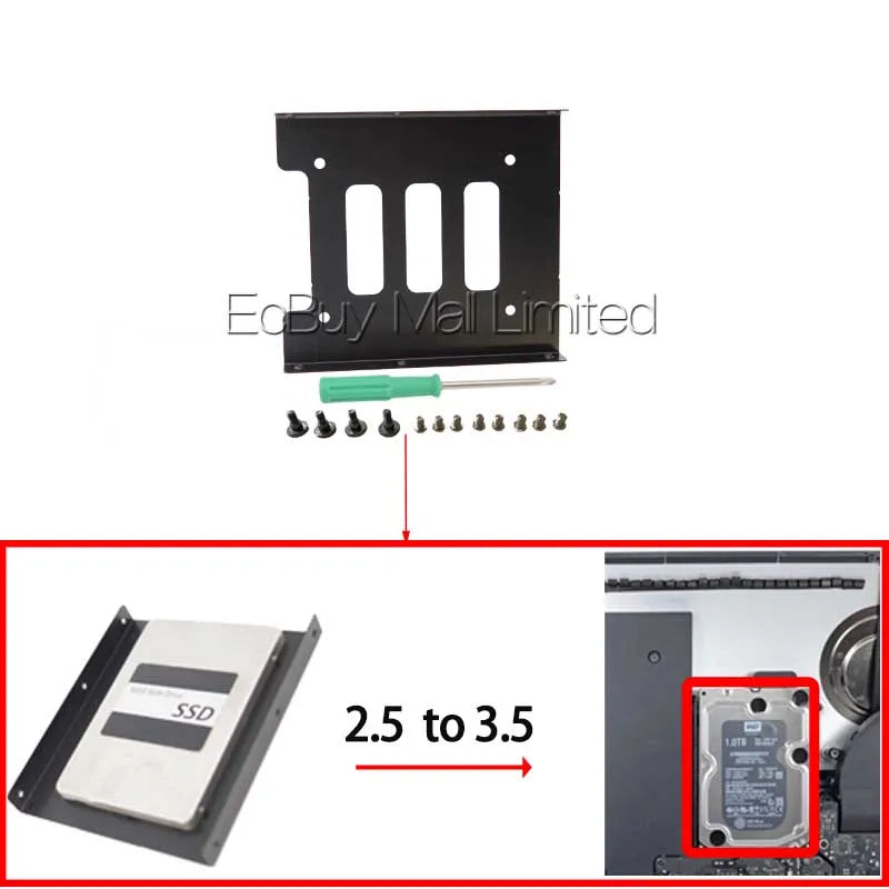 iMac HDD to SSD Upgrade Kit – Adhesive Strips & Thermal Sensor Cable for 21.5" 27"