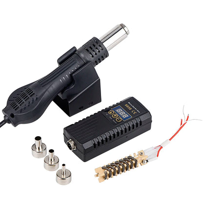 JCD 8858 750W Hot Air Rework Station – LCD Digital Soldering Hair Dryer