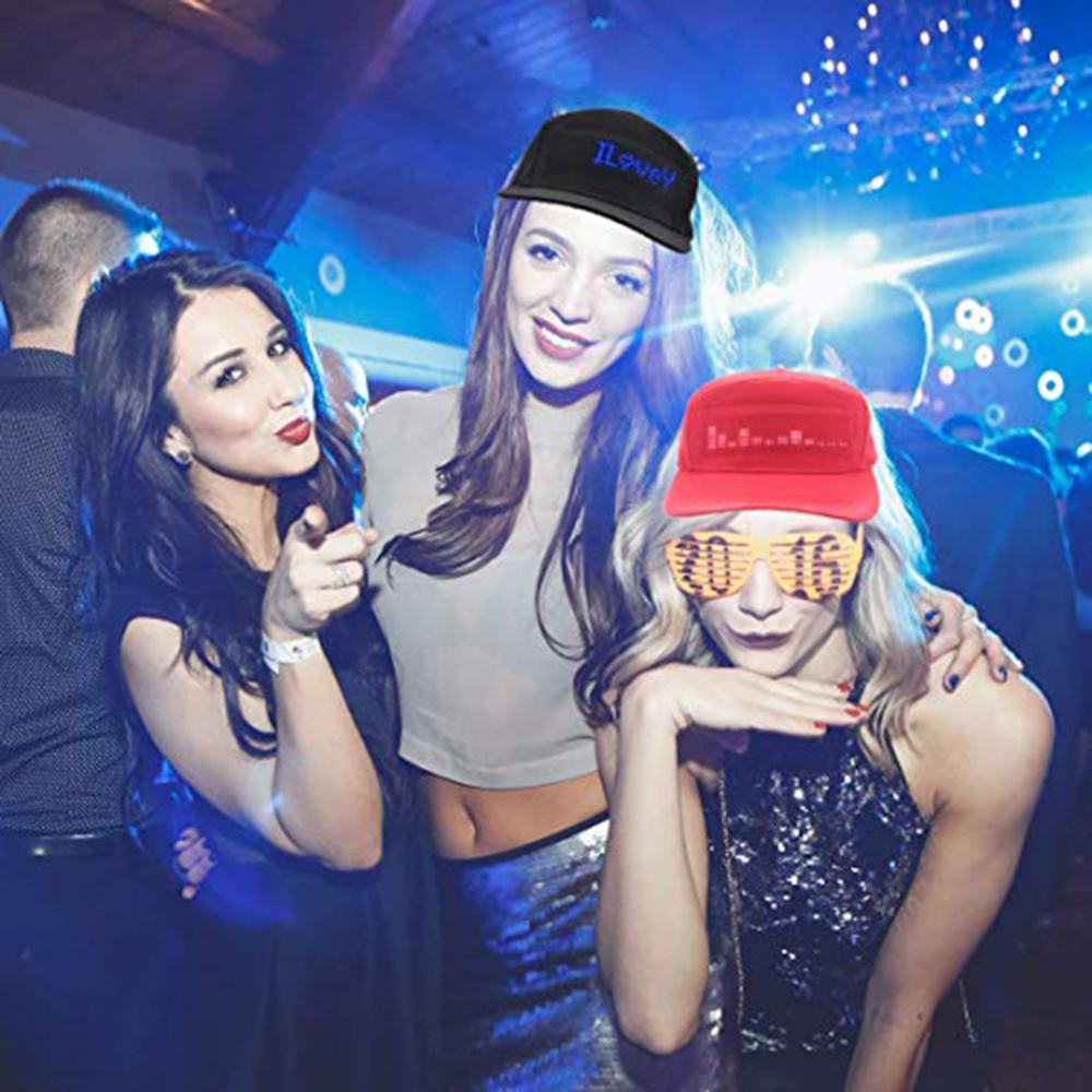 LED Display Bluetooth Baseball Cap – Luminous Sun Hat, Multi-Language Wireless