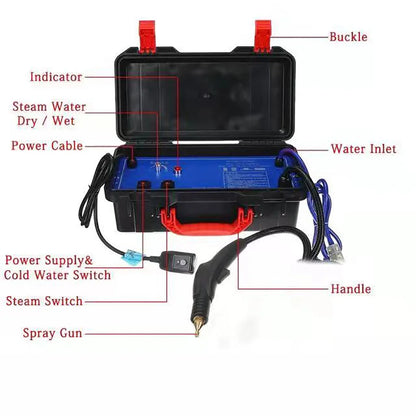 3000W High-Pressure Steam Cleaner – Multi-Surface Home & Car Cleaning