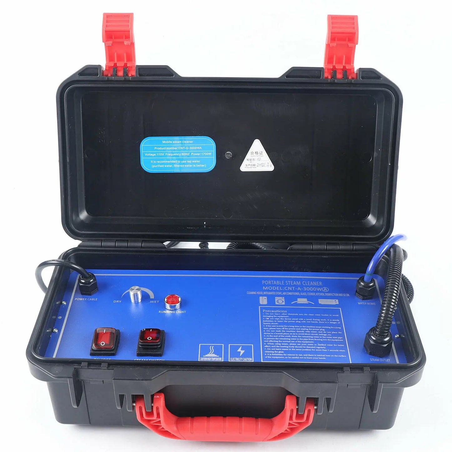 3000W High-Pressure Steam Cleaner – Multi-Surface Home & Car Cleaning