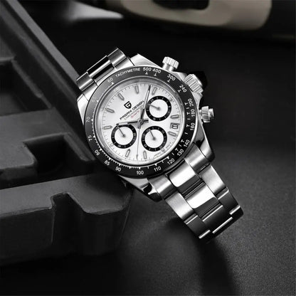 PAGANI DESIGN PD1644 Men's Quartz Chronograph Watch – Sapphire Crystal, 100M Water Resistant