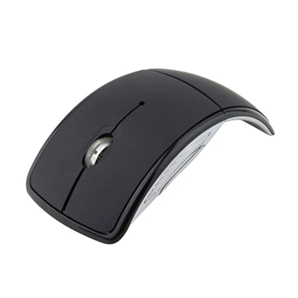 Wireless folding mouse by R.E.D. Shopping, portable foldable computer mouse for PC, laptop, and office use.