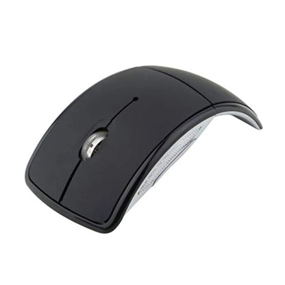 Wireless folding mouse by R.E.D. Shopping, portable foldable computer mouse for PC, laptop, and office use.