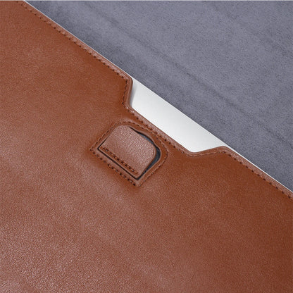 PU Leather Laptop Sleeve Case – 11" to 16.2" | MacBook Air Pro, Notebook Bag | Multiple Colors