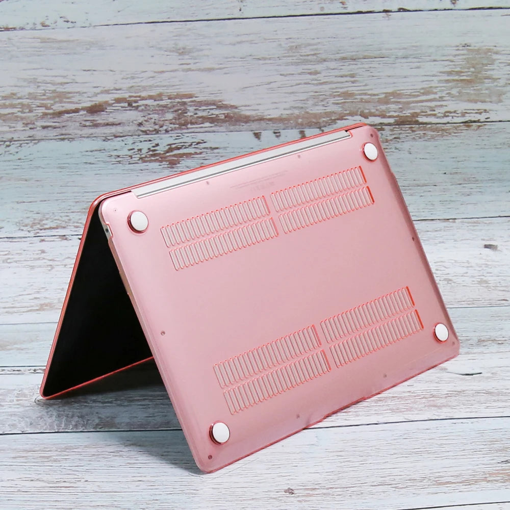 MacBook Pro 14" & 16" Crystal Hard Case – M5 M4 M3 M2 M1 Matte & Transparent Cover