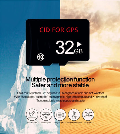 GPS Custom CID Mini SD/TF Memory Card – 2GB–64GB, High Speed, Car Navigation