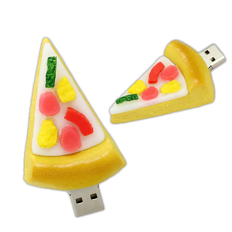 Creative Food & Fruit USB flash drive by R.E.D. Shopping, novelty storage device shaped like a fruit or food item, on a white background.