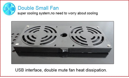Adjustable Laptop Desk Stand with Cooling Fan – Ergonomic Lapdesk for Bed & Sofa