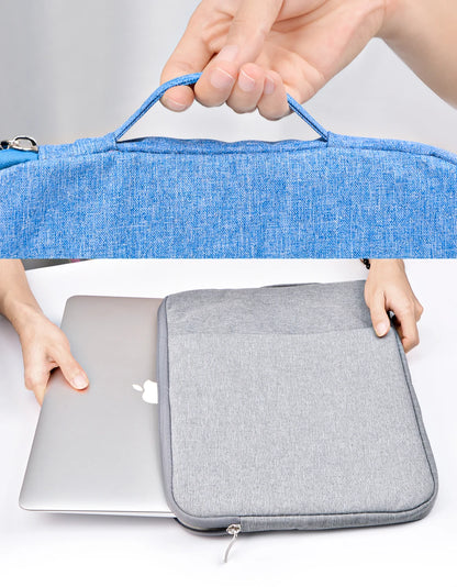 Waterproof Canvas Laptop Sleeve – 11"-15.6", MacBook/Xiaomi/HP, 8 Colors