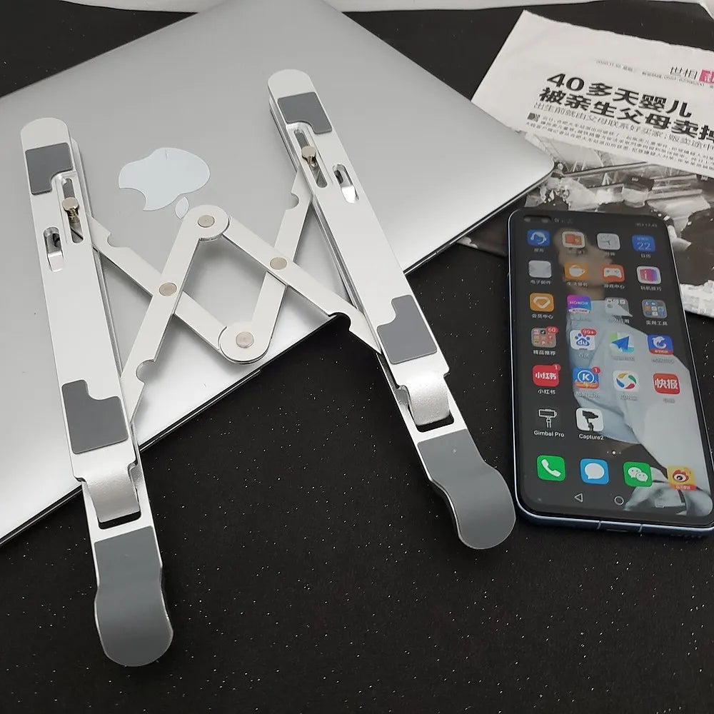 Orico Foldable Aluminum Laptop Stand – 7 Angles, MacBook & Tablets