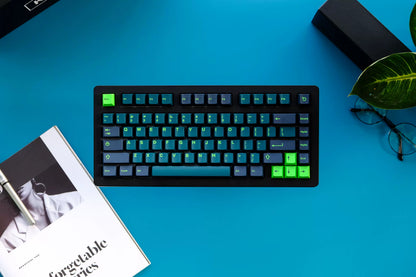 GMK Wavez 253-Key ABS Double Shot Keycaps – Cherry Profile for 61/87/96/104-Key Keyboards