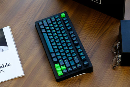 GMK Wavez 253-Key ABS Double Shot Keycaps – Cherry Profile for 61/87/96/104-Key Keyboards