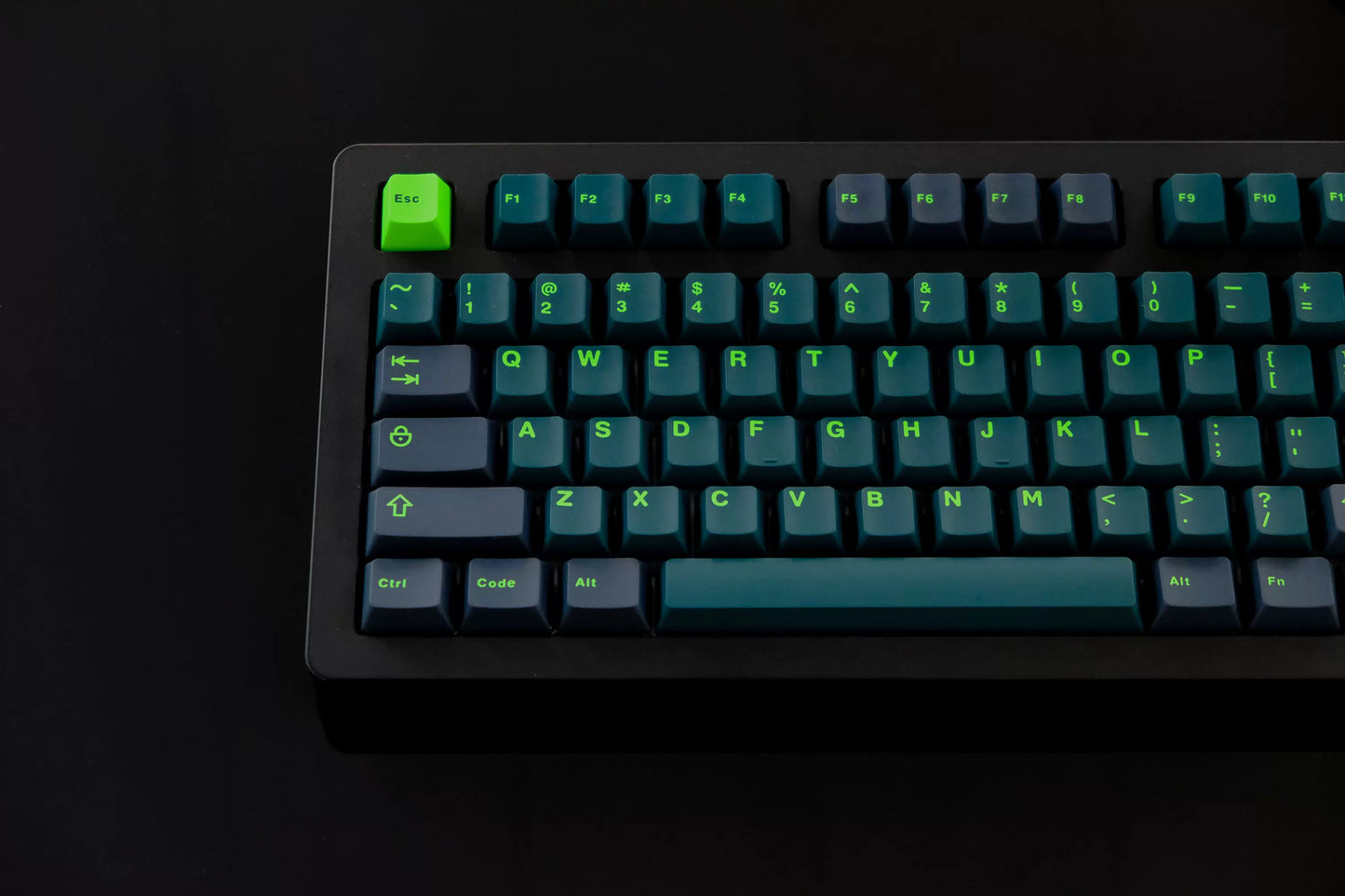GMK Wavez 253-Key ABS Double Shot Keycaps – Cherry Profile for 61/87/96/104-Key Keyboards