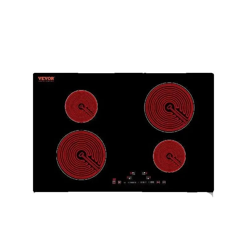 SucceBuy Built-in Induction Stove Top 2/4/5 Burners – 12/24/30", Ceramic Glass, 240V