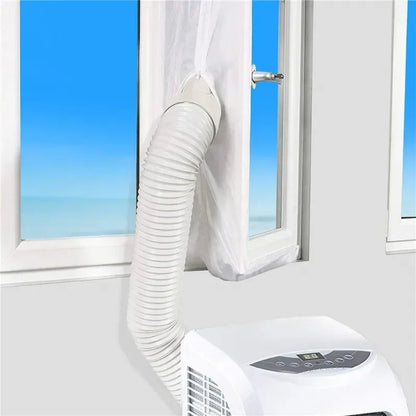 AirLock Window Seal for Portable Air Conditioner – 3m/4m Flexible Cloth Sealing Plate with Zip
