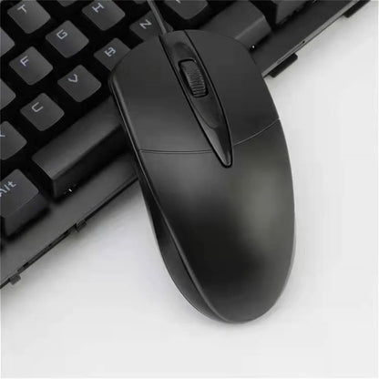 Wired USB Optical Mouse – Ergonomic Design, 1000 DPI, for PC, Laptop, Office & Home