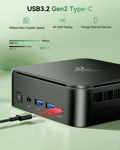 Mini PC – AMD Ryzen 5 7430U / Ryzen 7 7735HS, 32GB RAM, 512GB SSD, 4K HDMI, WiFi