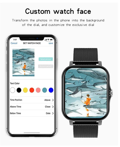 Smart Watch 2025 - 1.83" Display, Bluetooth Calling & Fitness Tracker for Men & Women