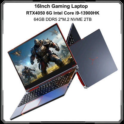 16" Gaming Laptop | Intel Core i9-13900HK | RTX 4050 6G | 16/32GB DDR5 | Up to 2TB NVMe | Win 11