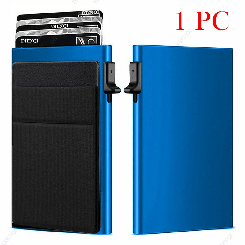 RFID Blocking Slim Metal Card Holder Wallet