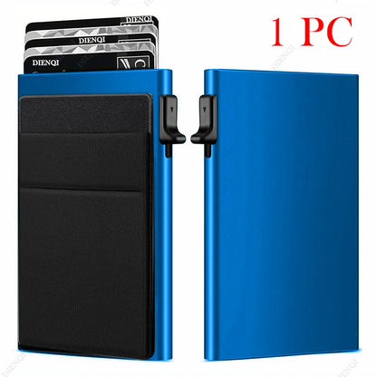 RFID Blocking Slim Metal Card Holder Wallet