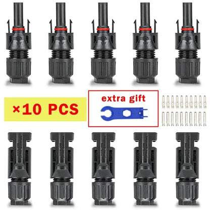 Solar Panel Connector Kit 1000V 30A – PV MC4 Connectors 2.5/4/6mm²
