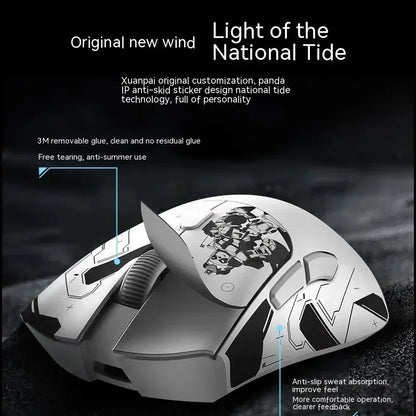 Metaphyuni Metapanda P1 Pro Wireless Gaming Mouse – PAW3395, Low Latency, Lightweight, Ergonomic