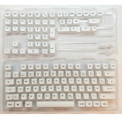 XDA PBT Keycaps 120 Keys – Korean/Russian/French/German, DIY Mechanical Keyboard