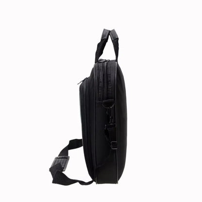 Waterproof Laptop Briefcase Bag – 15", 15.6", 17", Nylon, Dual Zipper, Shoulder Strap