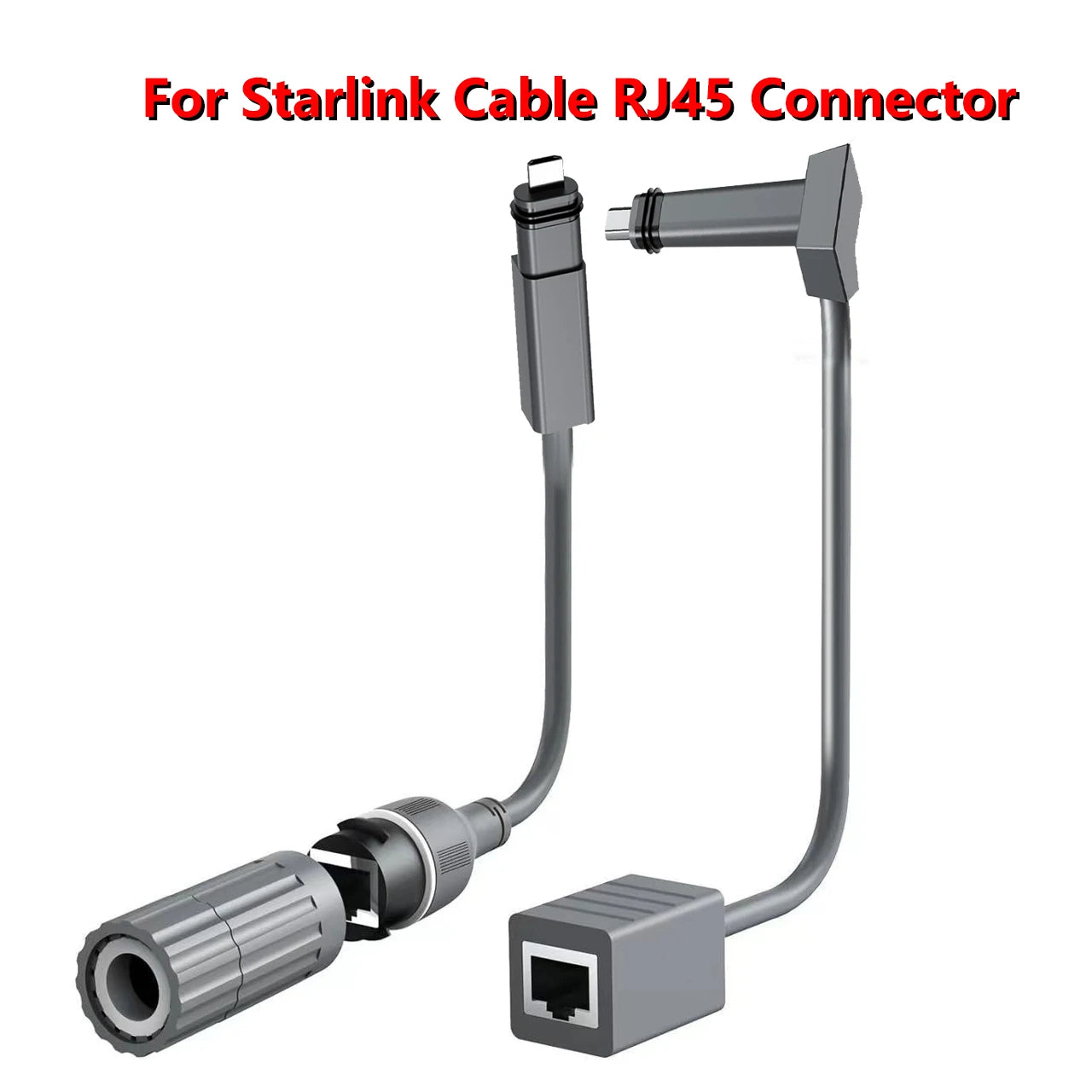 Starlink Cable RJ45 Female Connector – Anti-Aging 24AWG Bare Copper | Home Use