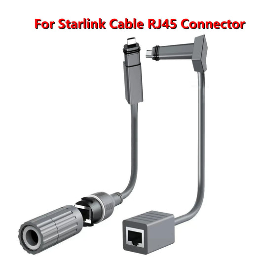 Starlink Cable RJ45 Female Connector – Anti-Aging 24AWG Bare Copper | Home Use