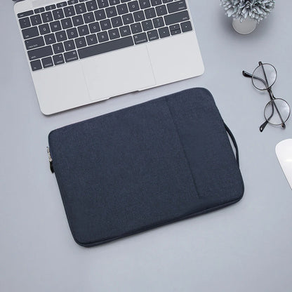 Denim Laptop Sleeve Bag 12"-15.6" — MacBook Air M1 M2, Lenovo, Dell, HP, Huawei, Xiaomi