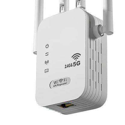 APWIKOGER AC1200 Dual-Band WiFi Repeater & Extender | 2.4G+5G | Gigabit | WPS | EU Plug