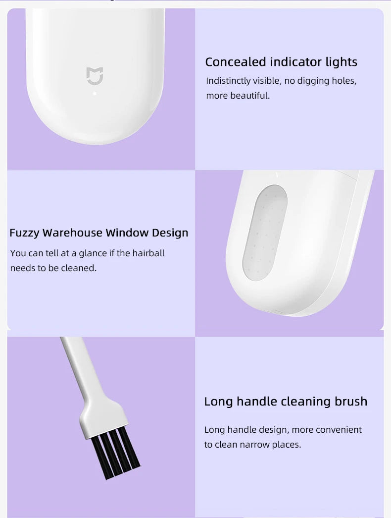 Mijia Electric Lint Remover & Cutter — USB Charging, Portable Clothes Hair Ball Trimmer