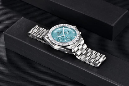 PAGANI DESIGN 1701 V5 Men's Luxury Quartz Chronograph Watch – AR Sapphire Glass, 100M Waterproof