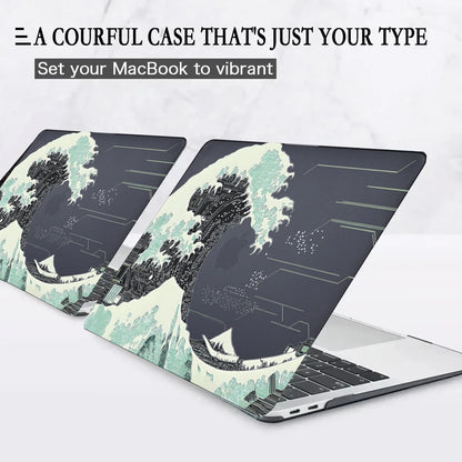 MacBook Air/Pro Mechanical Style Plastic Case — Air 13"/15" M2, Pro 13" A1932/A2338/A2337