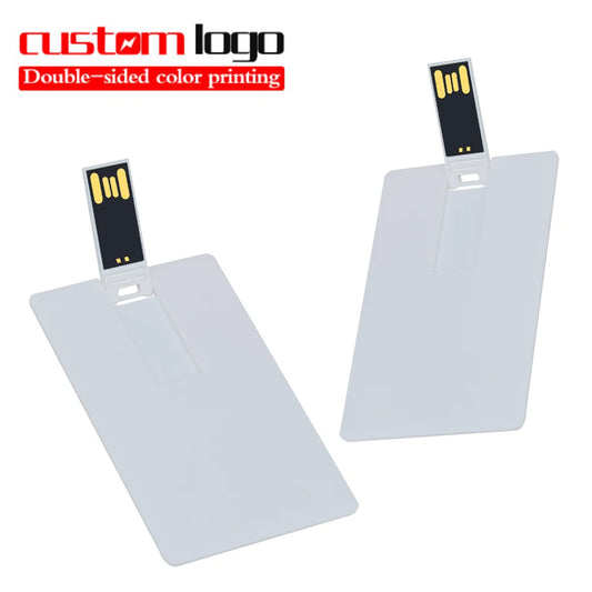 New Credit Bank Card USB Flash Drive 2.0 Custom Logo 4gb 8gb 16gb 32gb 128mb memory Stick Pendrive HSBC MasterCard Bradesco gift