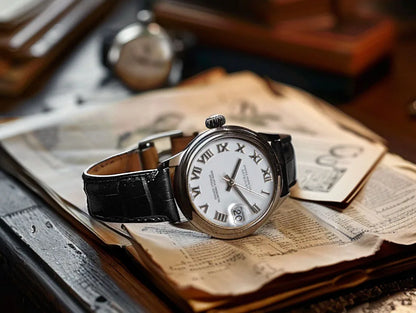 Premium Genuine Leather Watch Strap | 12–24mm, 9 Colors + Tool