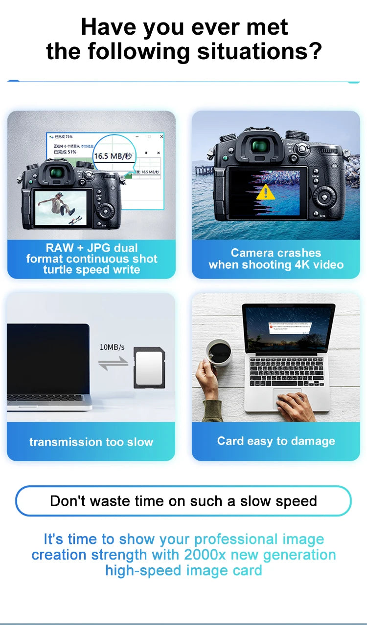 Lexar SD Card UHS-II | V60 / V90 | 4K 8K | 32GB–512GB | SDHC SDXC for Camera