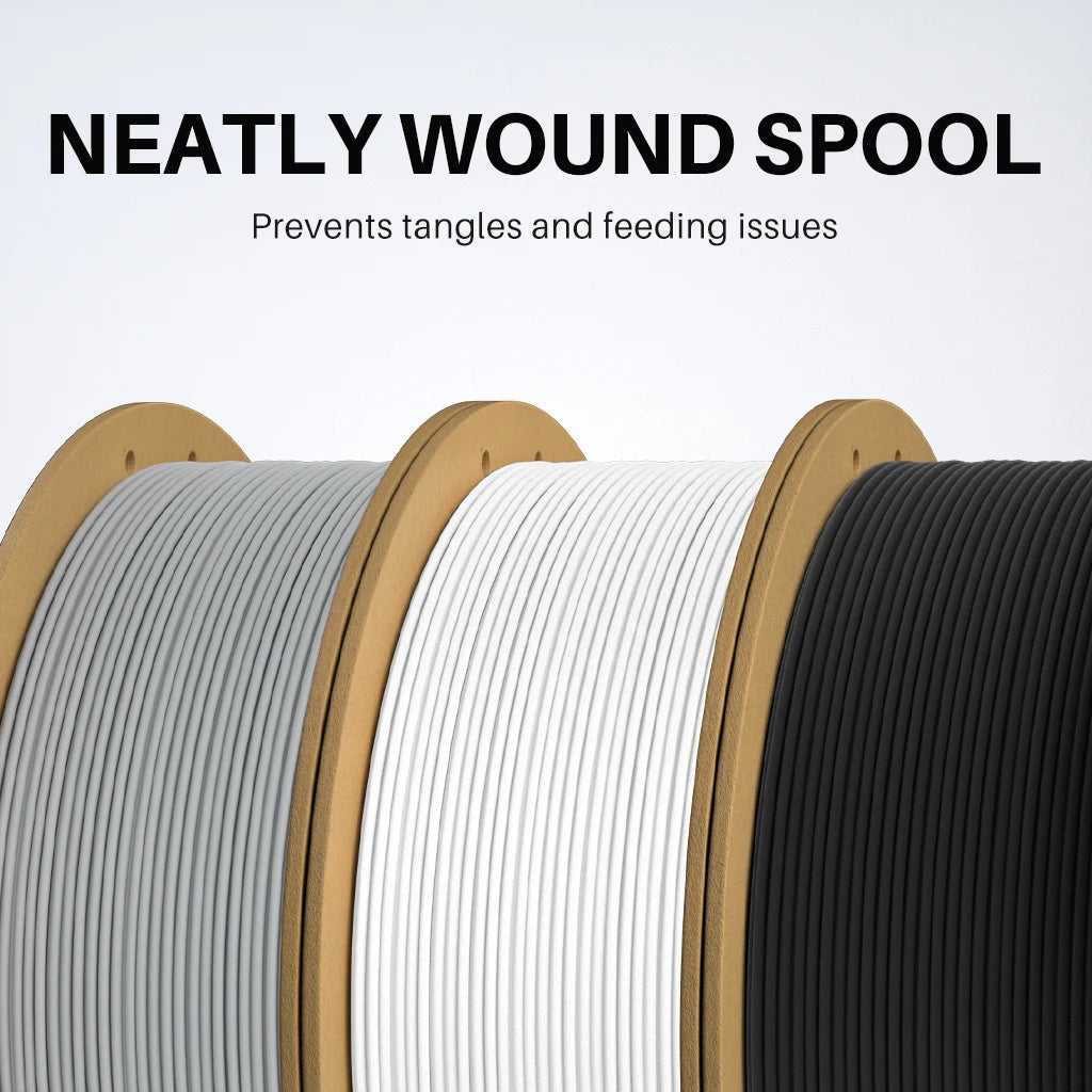 ELEGOO Matte PLA Filament 1.75mm 1KG – +/-0.02mm Accuracy, Cardboard Spool