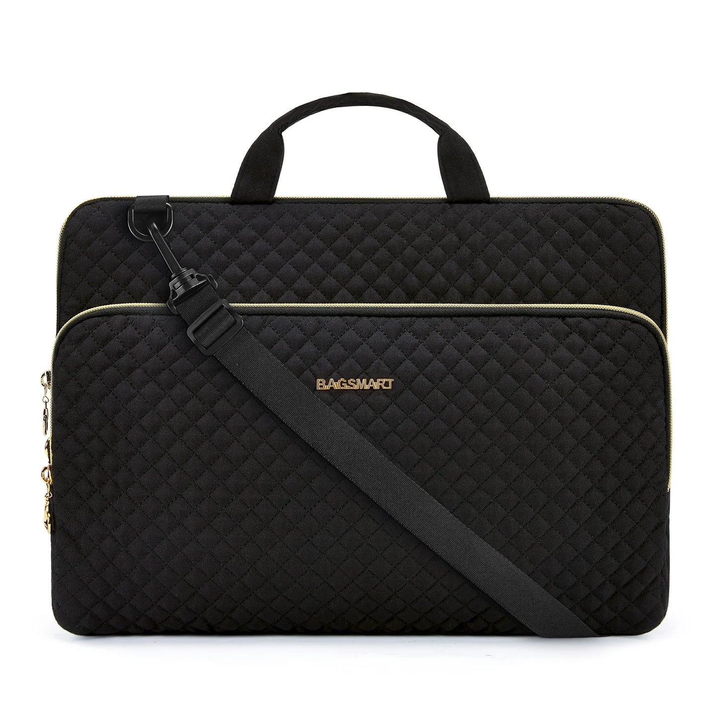BAGSMART Laptop Handbag & Sleeve 13.3"–15.6" — Shoulder Briefcase for Women, MacBook Air/Pro