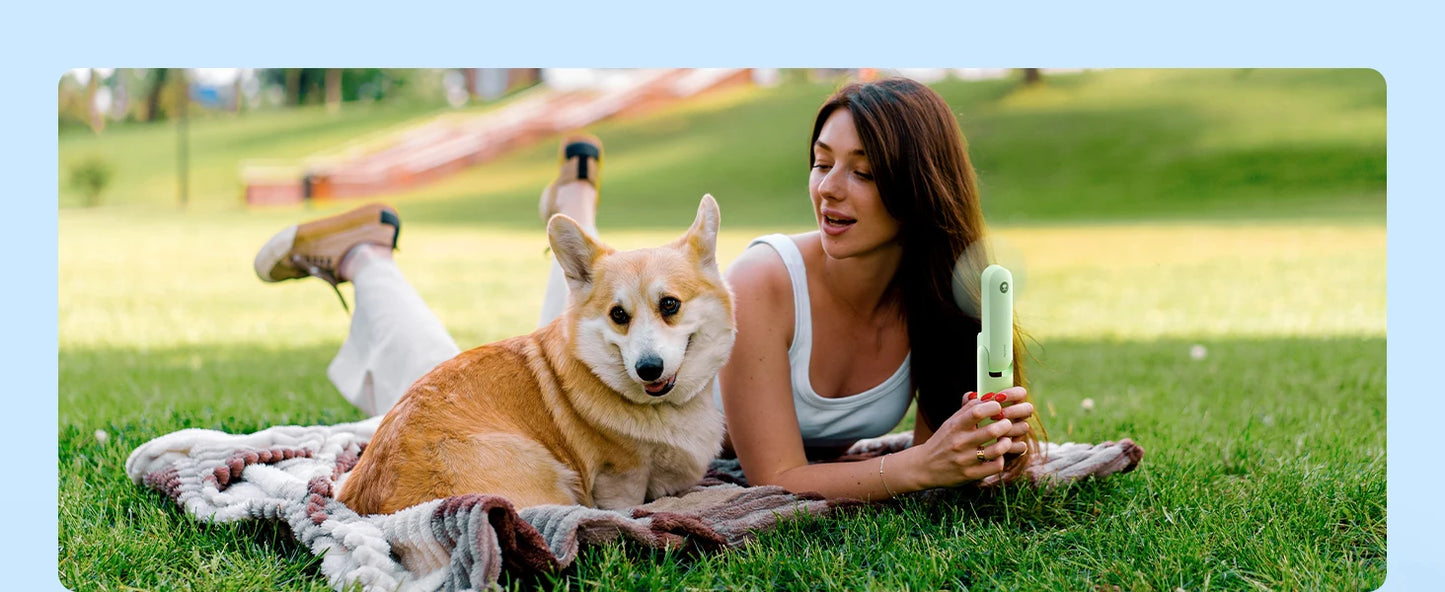 JISULIFE Portable Handheld Fan with Power Bank & Flashlight