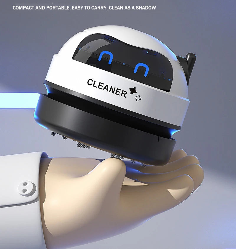 R.E.D. Shopping USB electric desktop vacuum cleaner with a compact design for cleaning keyboards and car interiors.
