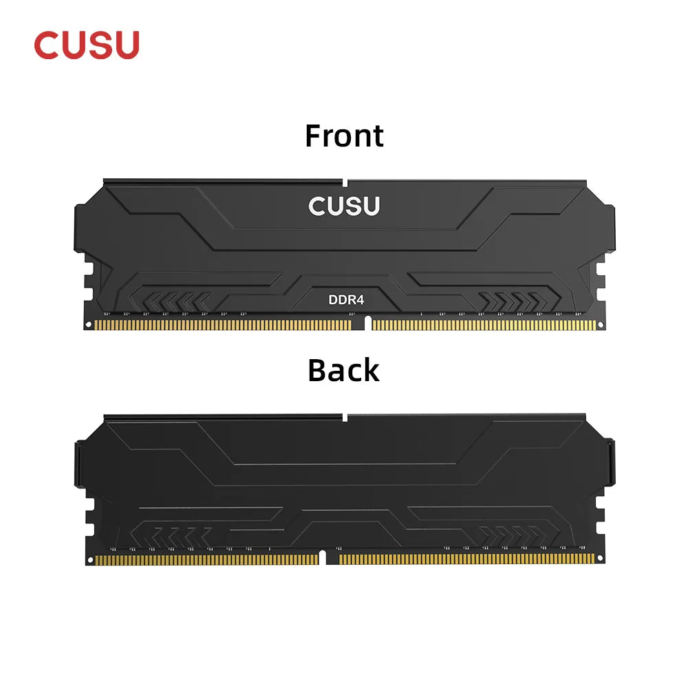 CUSU DDR4 Desktop RAM – 8GB / 16GB, 3200/3600MHz, XMP 2.0, Heatsink